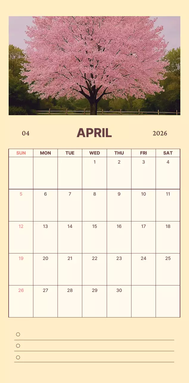 하늘색 심플 달력 캘린더