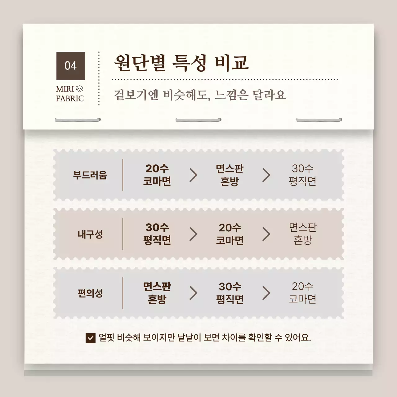 베이지 깔끔 패션 광고