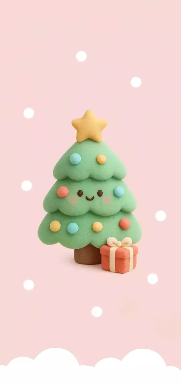 핑크 아기자기한 크리스마스 굿즈