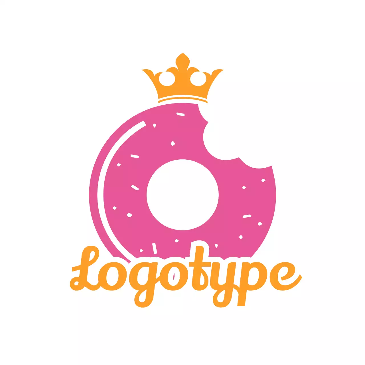 Pink Playful Donut Branding