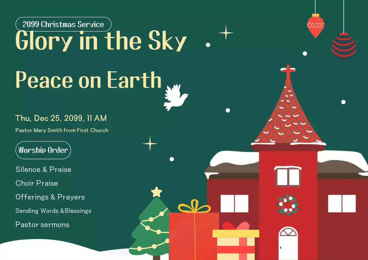 Panduan Layanan Natal Klasik Hijau