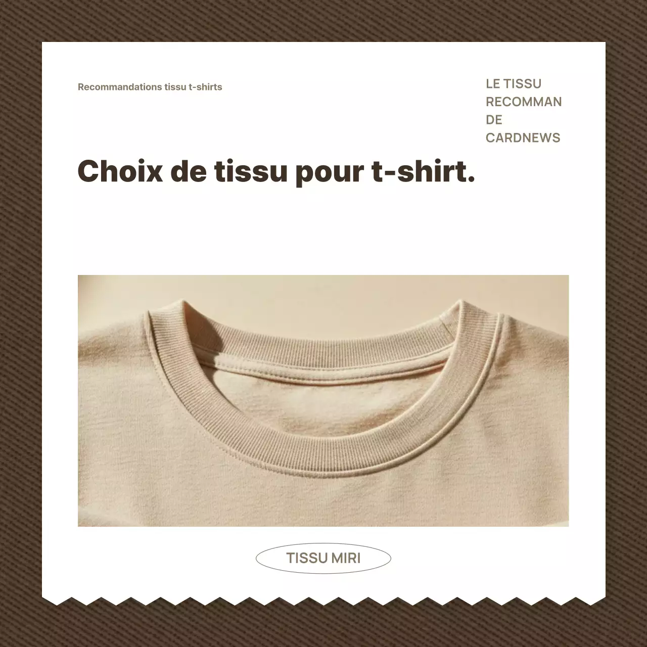 Publicité de mode simple et beige