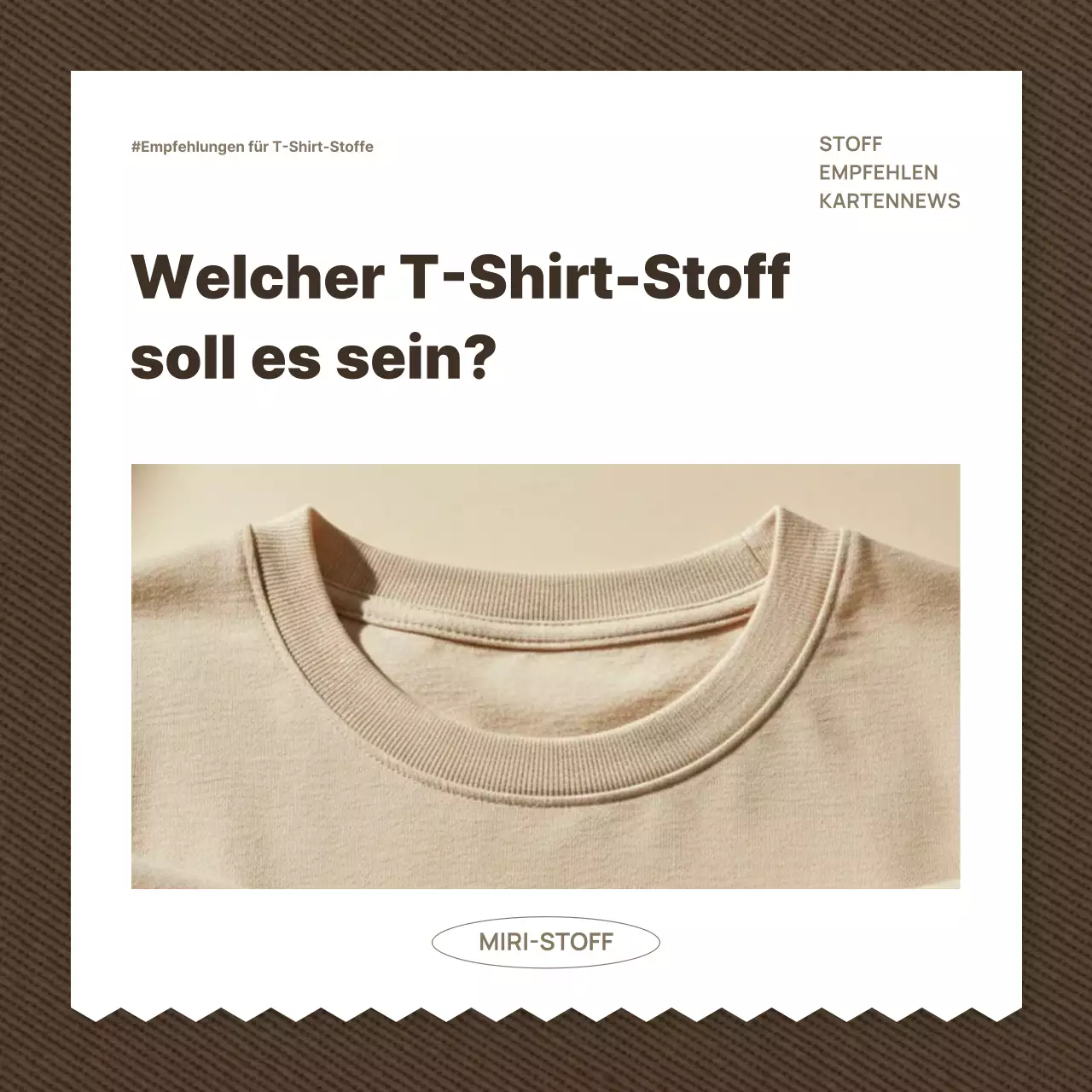Beige Simple Fashion Werbung