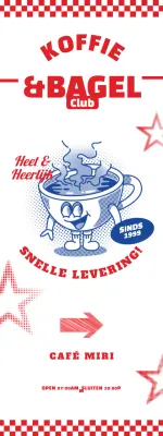 Rode Retro Café Promotie