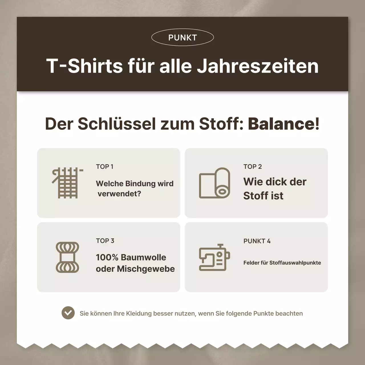 Beige Simple Fashion Werbung