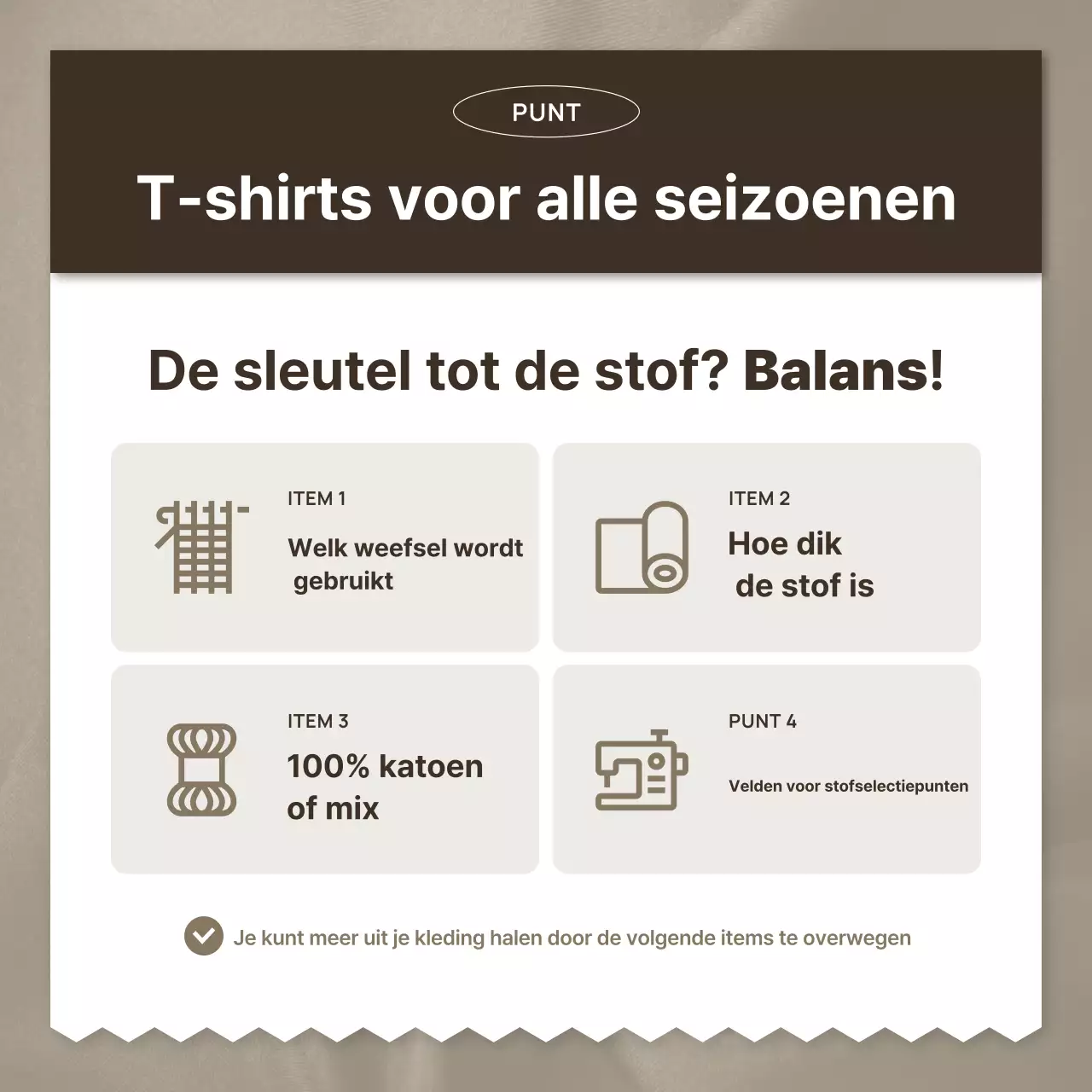 Beige Eenvoudige Mode Advertentie