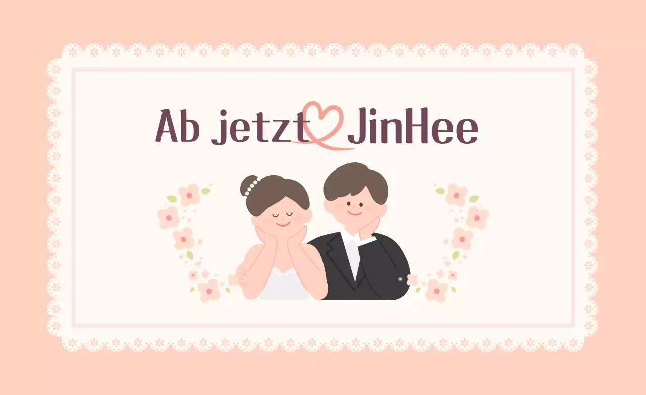 Rosa Baby-Hochzeitseinladung