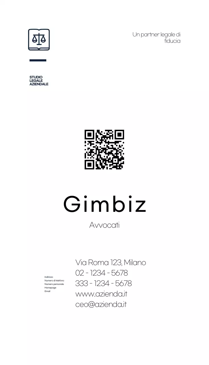 Promozione dei servizi legali moderni della Marina