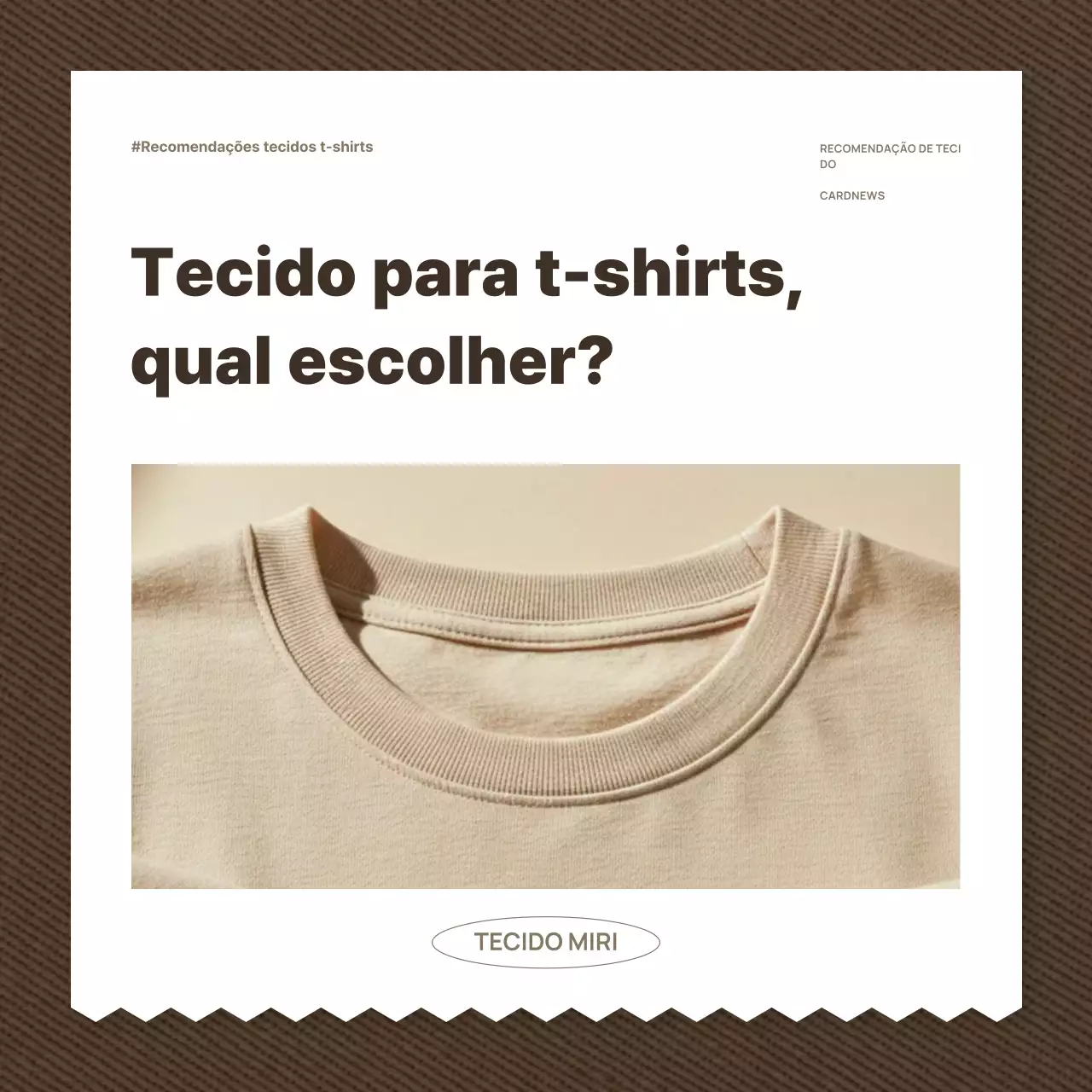 Propaganda de moda simples bege