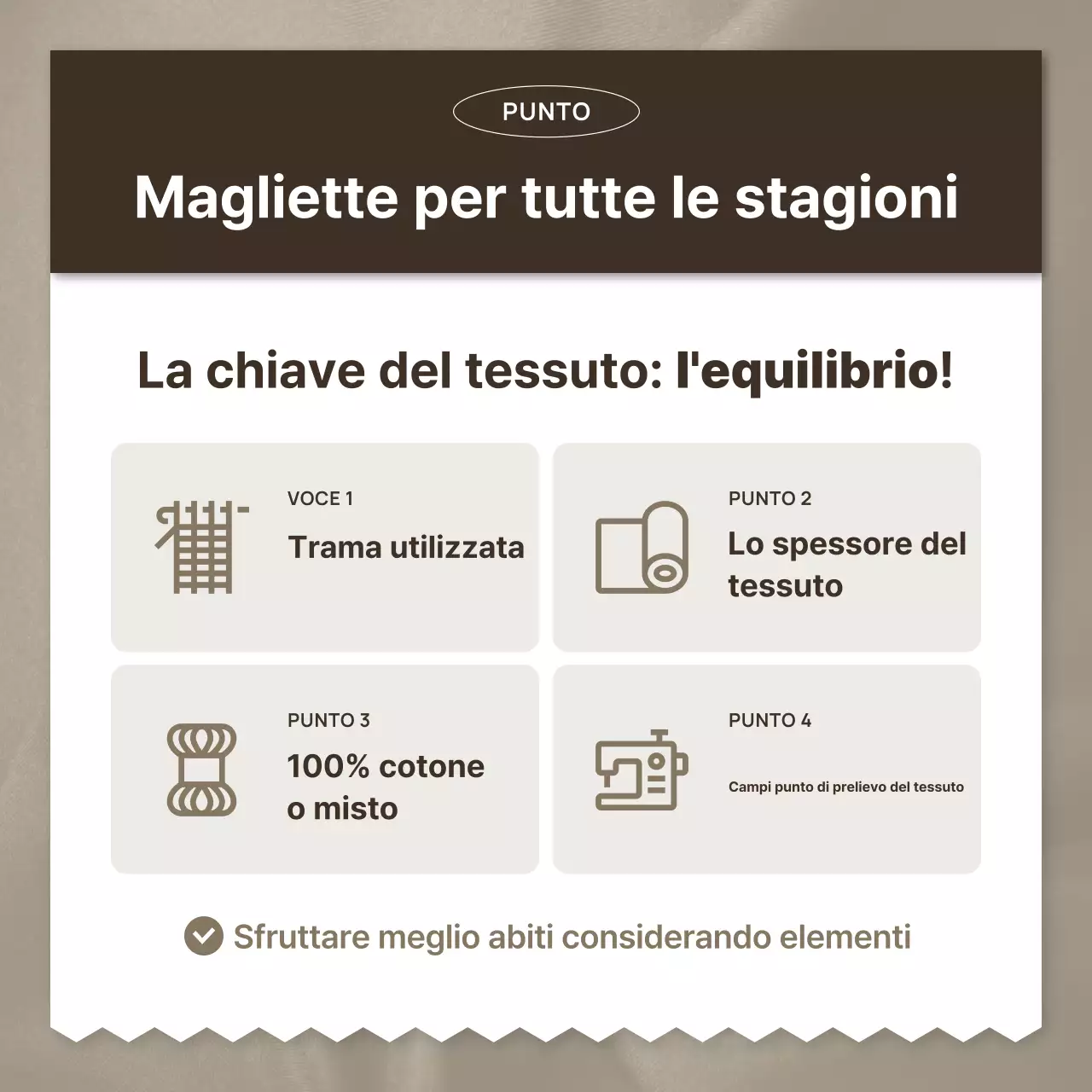 Pubblicità di moda semplice beige