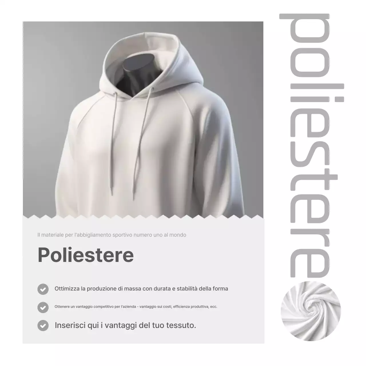 Pubblicità di moda moderna bianca