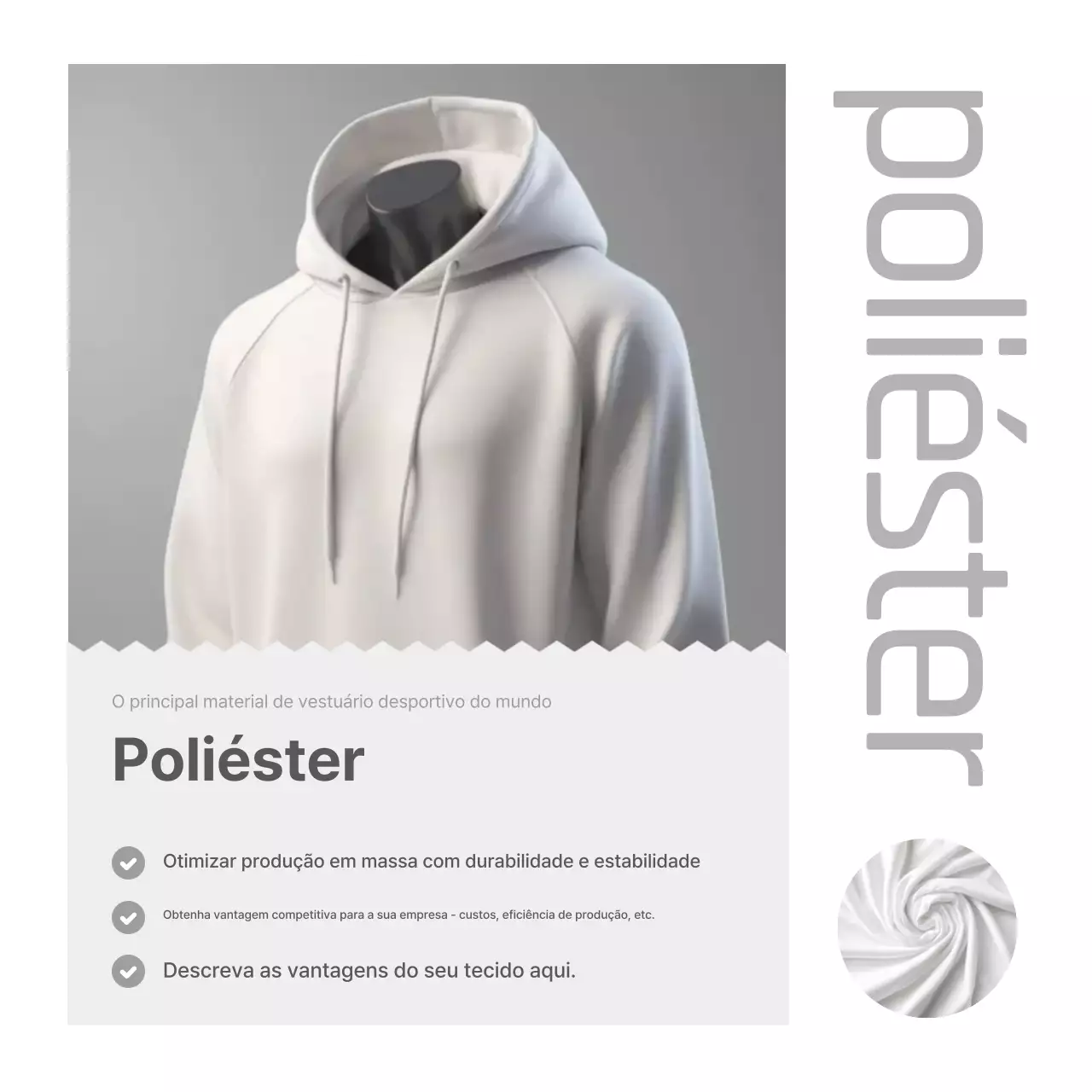 Propaganda de moda moderna branca