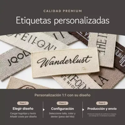 Anuncio personalizado simple en beige