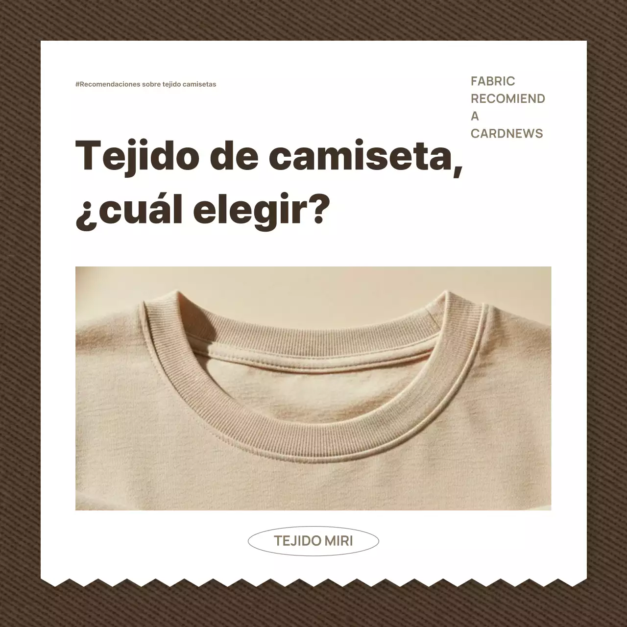 Anuncio de moda simple en beige