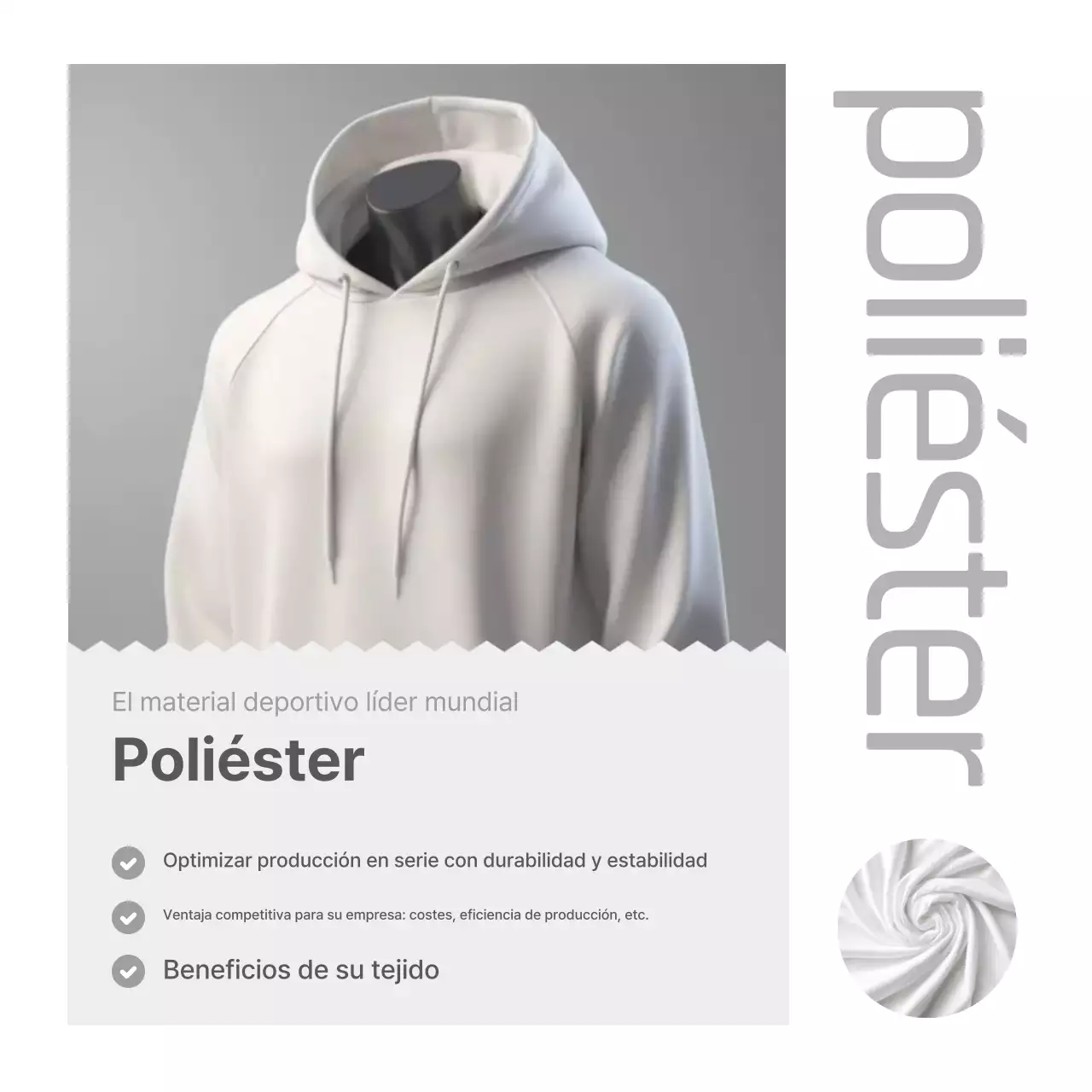 Anuncio de moda moderna en blanco