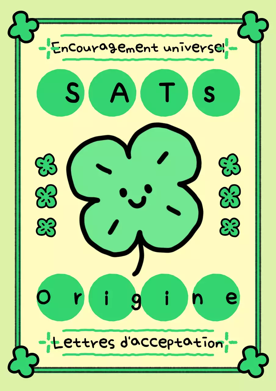 Vert, mignon et encourageant pour le CSAT