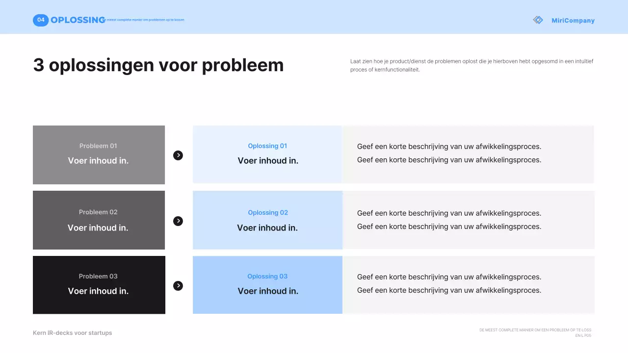 Beschrijving van Blue Modern Startup