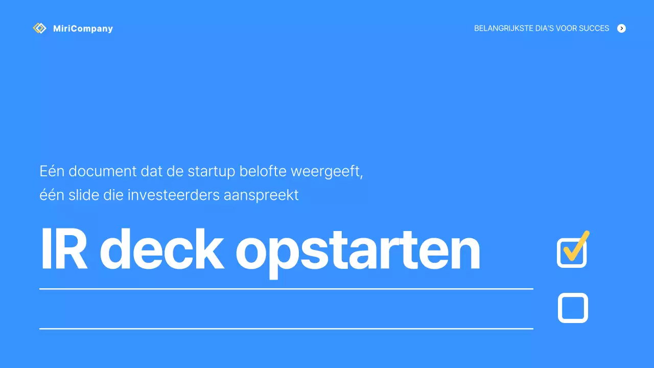 Beschrijving van Blue Modern Startup