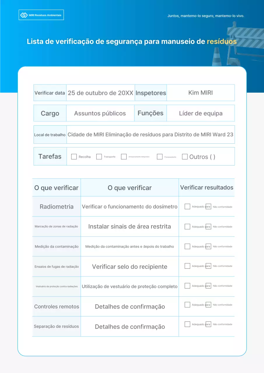 Verificação de segurança Blue Clean