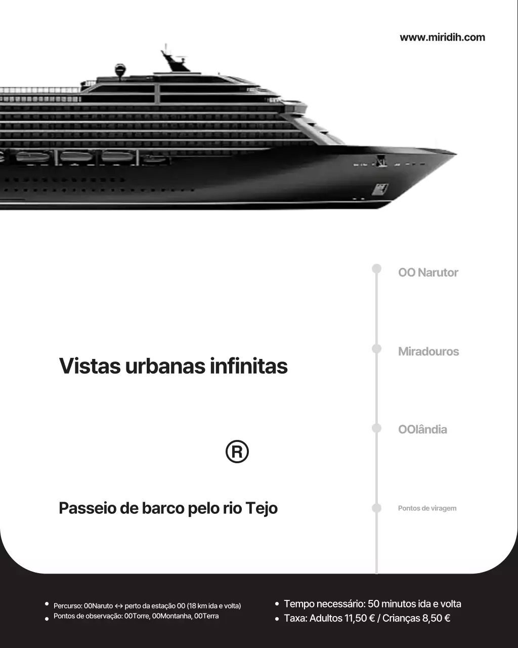 Promoção da excursão Black Modern Han River
