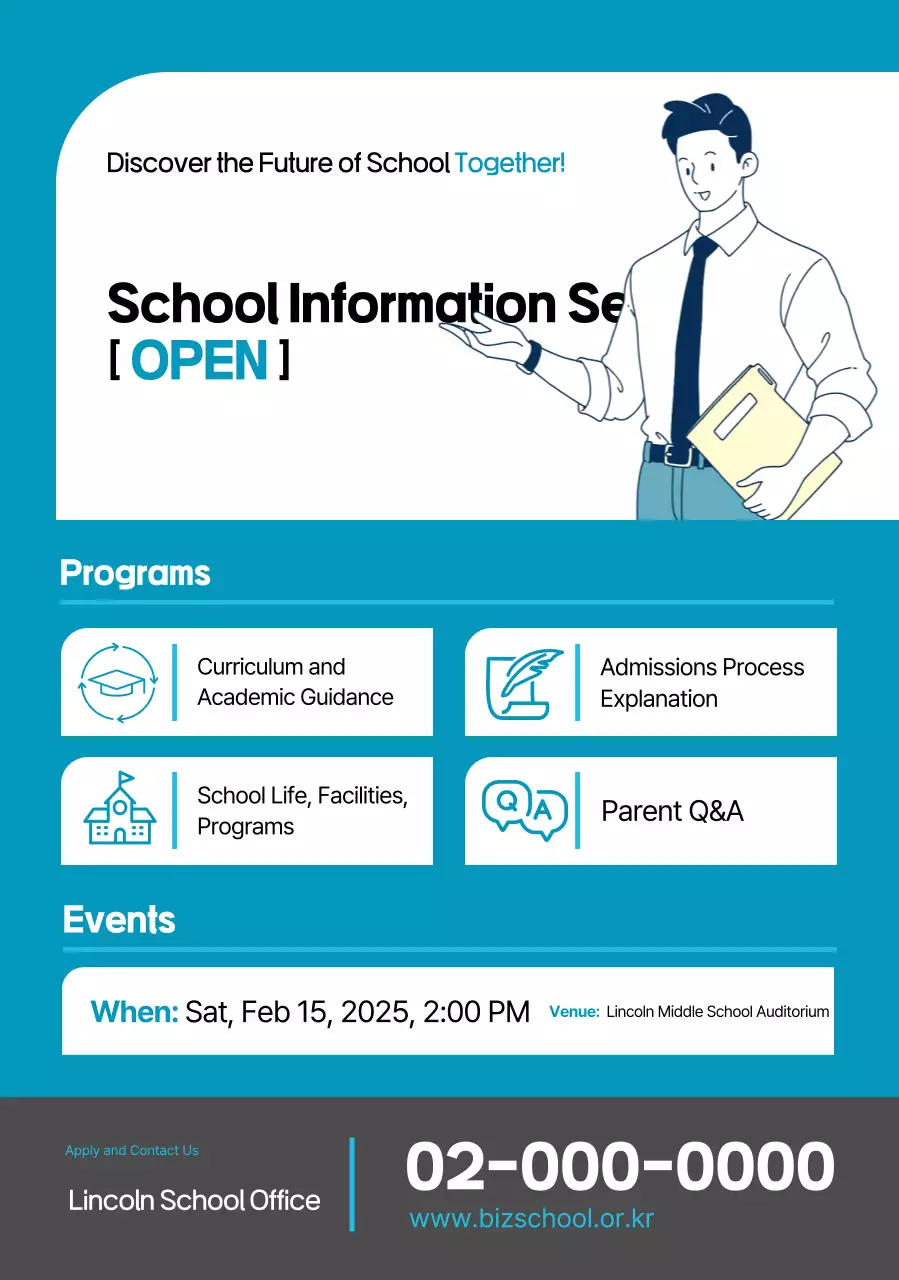 Hướng dẫn Phiên họp Tóm tắt Giáo dục Hiện đại Sky Blue