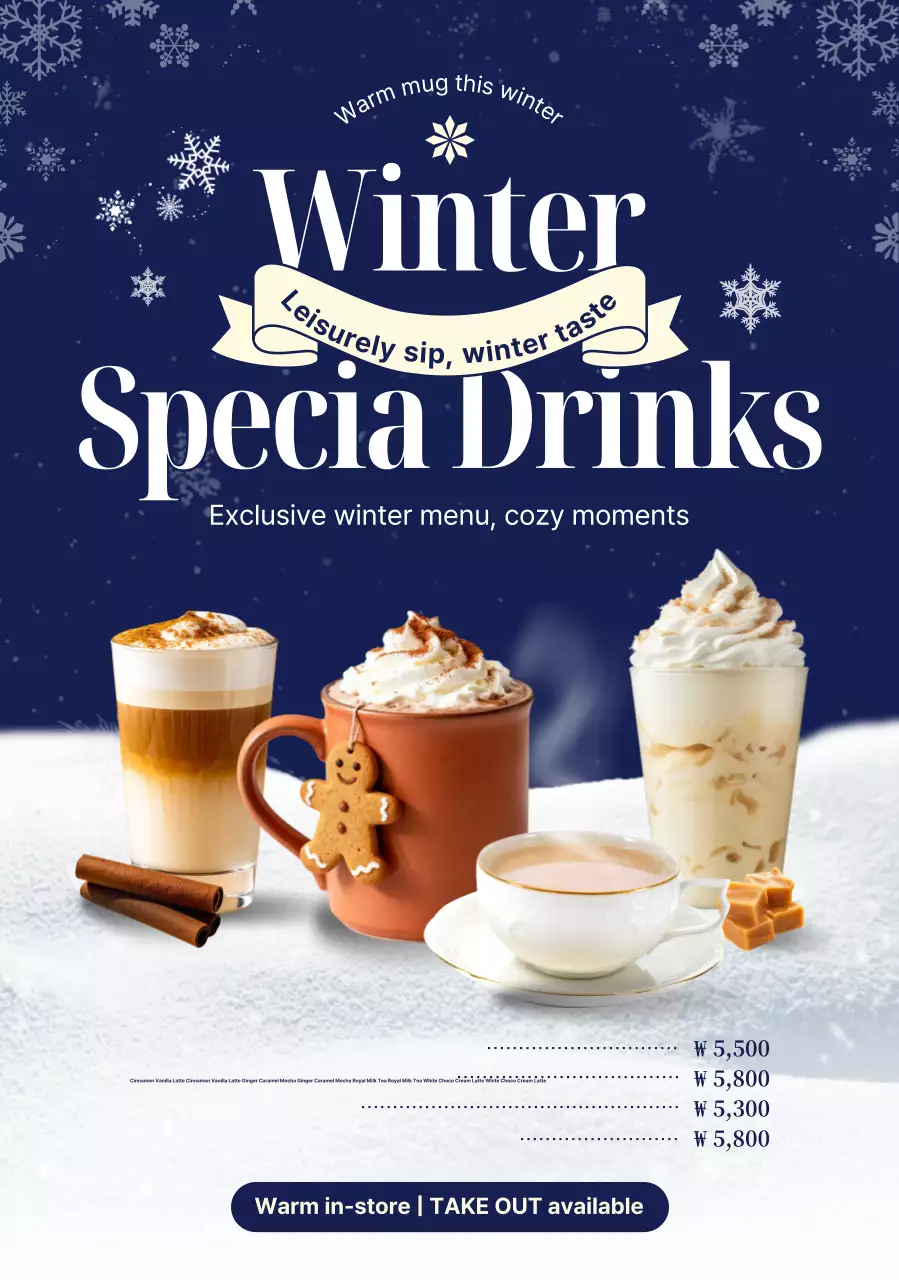 Khuyến mãi thực đơn mùa đông hiện đại của Navy