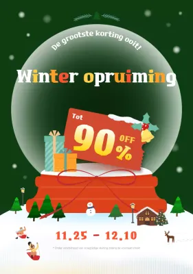 Green Pop Winter Sale-evenement