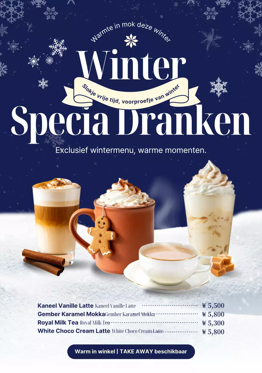 Marine Modern Wintermenu Promotie