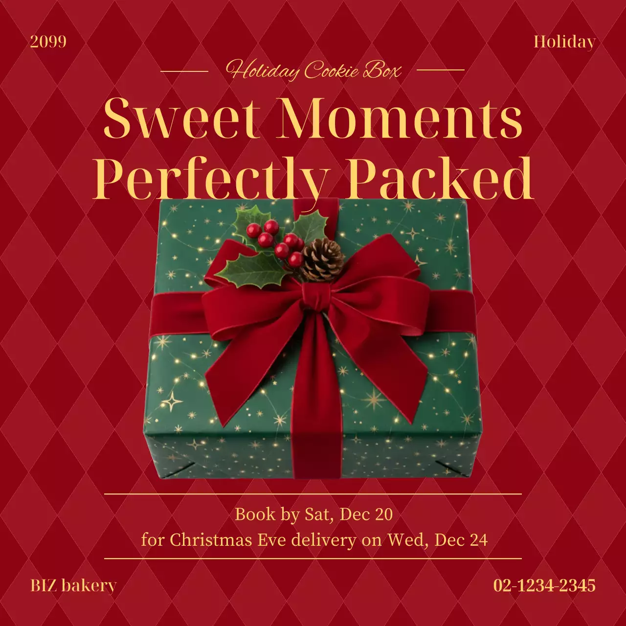 Red Premium Christmas Promotion