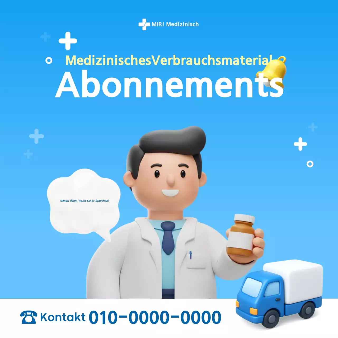 Blue Simple Medical Promotion