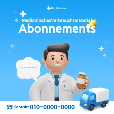 Blue Simple Medical Promotion