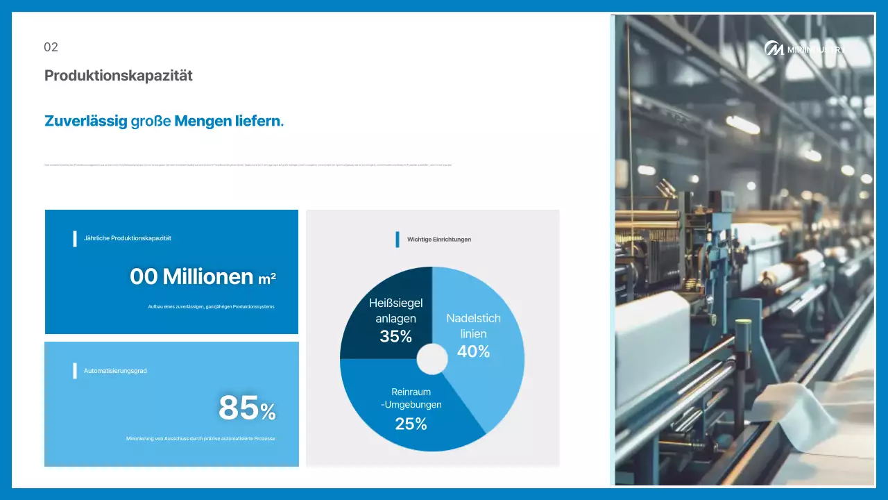 Blaue moderne Werbung für medizinische Produkte