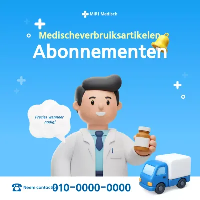 Blauwe Eenvoudige Medische Promotie