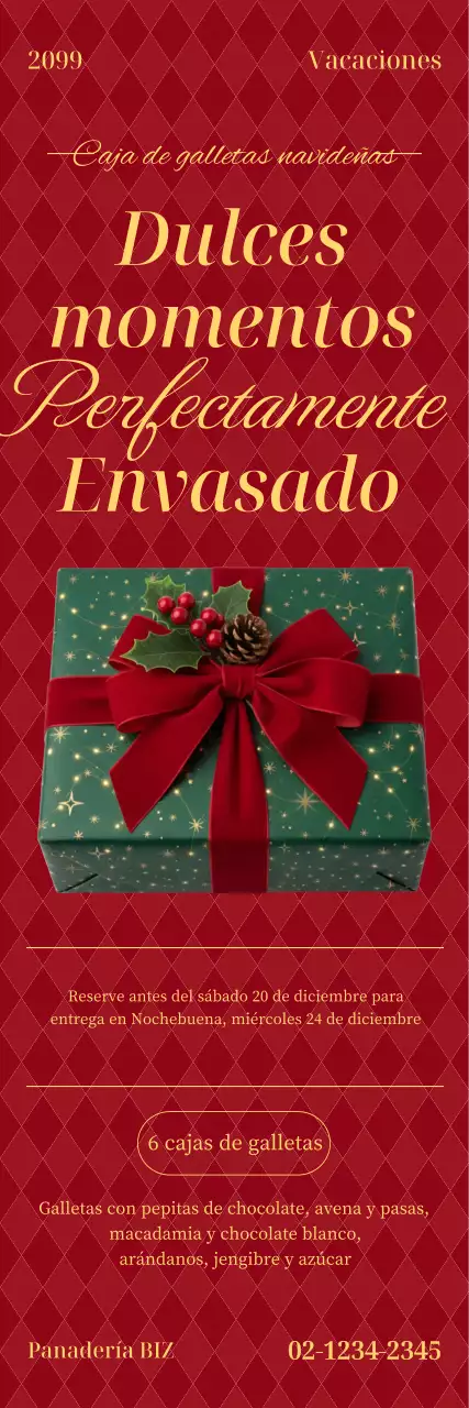 Promoción navideña Premium Roja