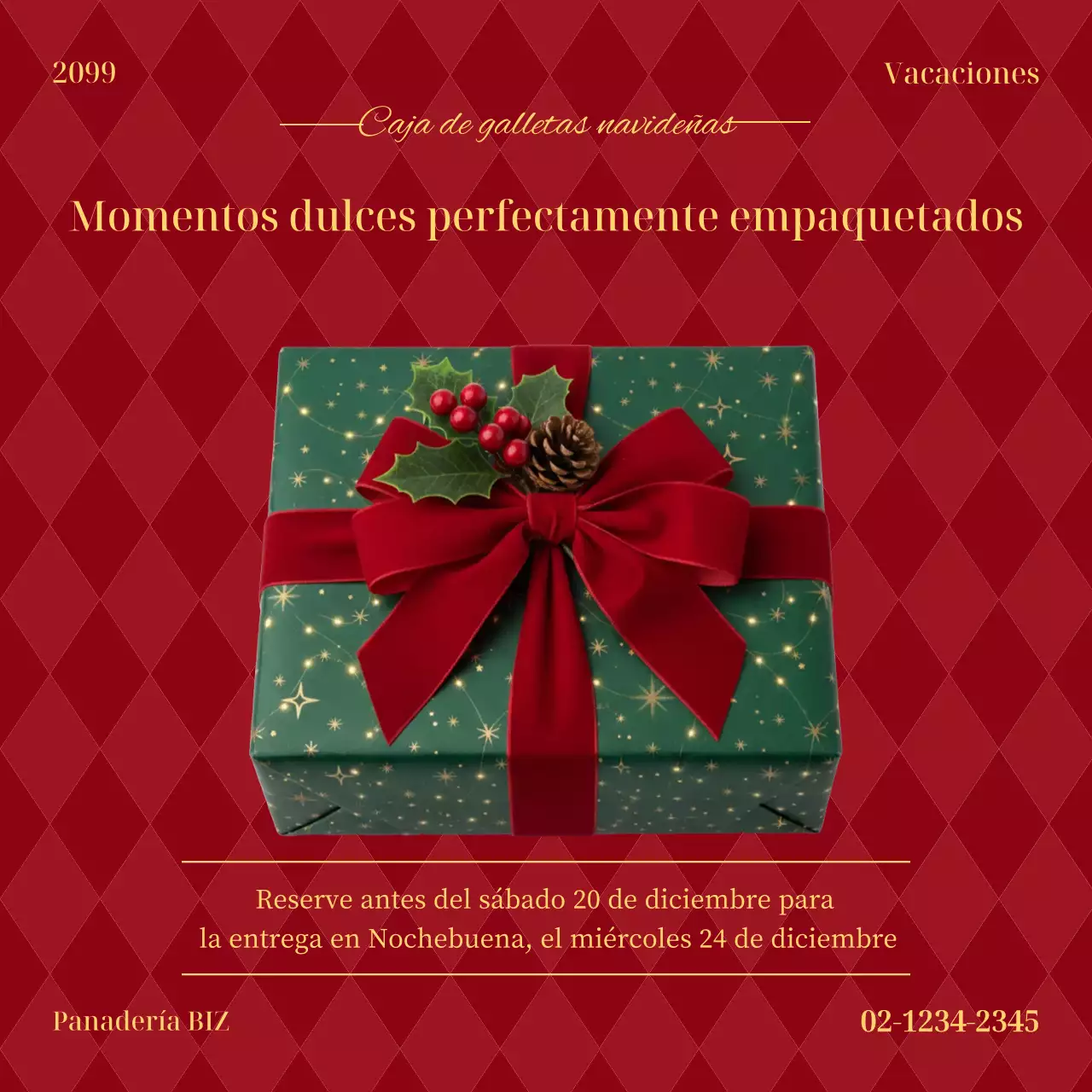 Promoción navideña Premium Roja