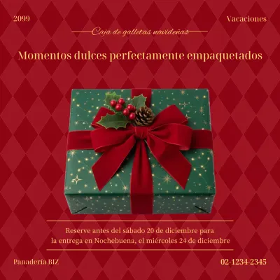 Promoción navideña Premium Roja
