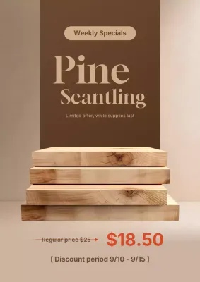 penjualan kayu pedesaan coklat