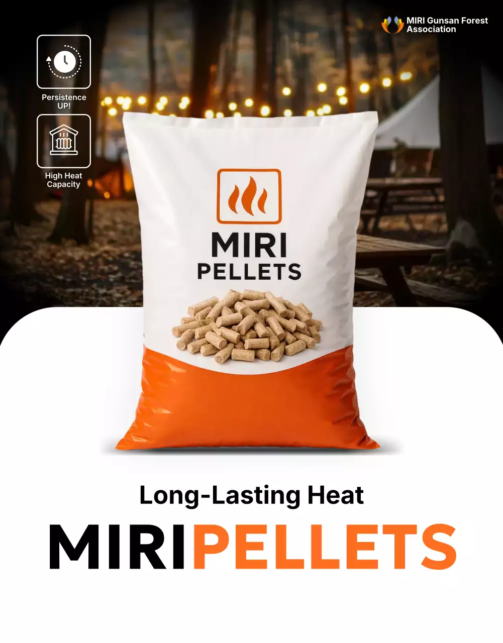 orange modern heating advertisement