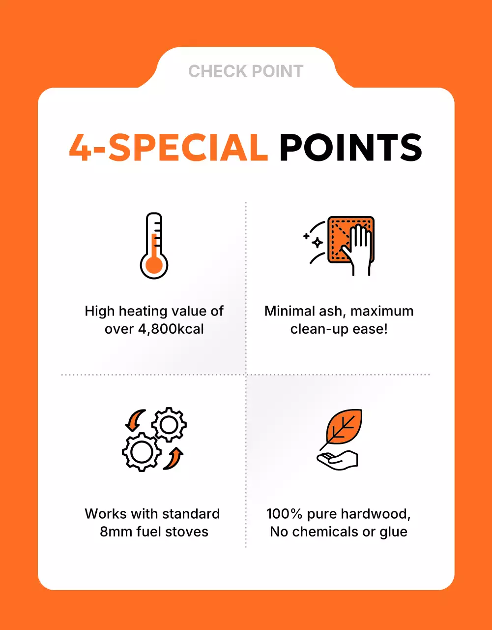 orange modern heating advertisement