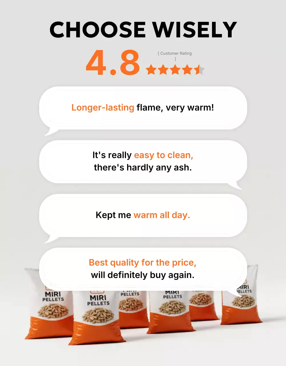orange modern heating advertisement