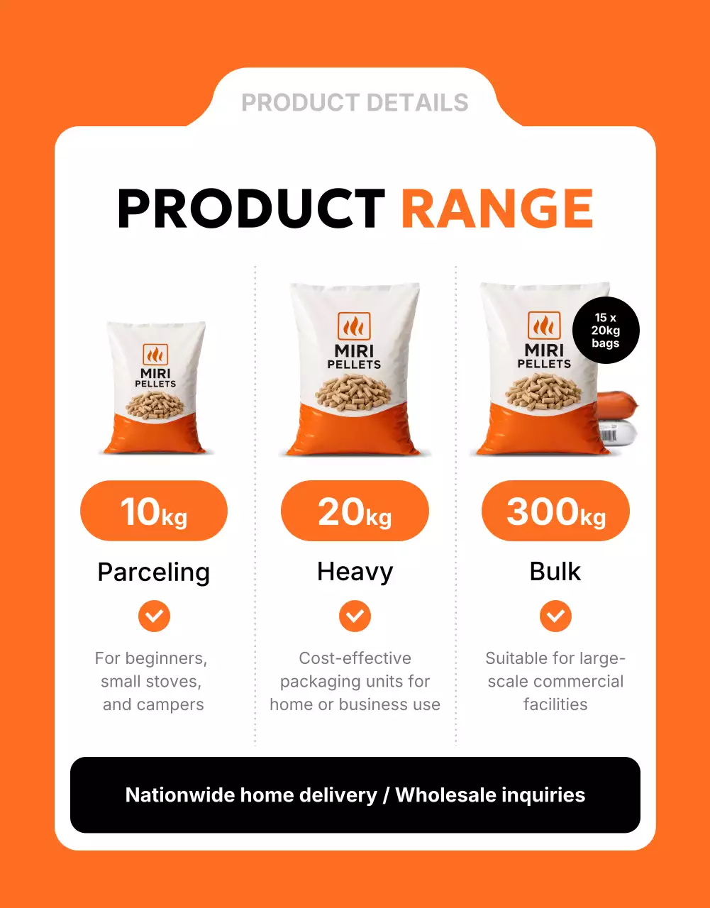 orange modern heating advertisement