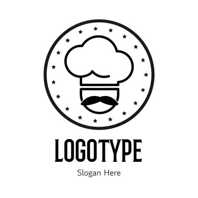 Black Minimalist Restaurant Advertisement