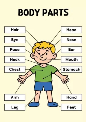 베이지 심플 아동 교육 자료