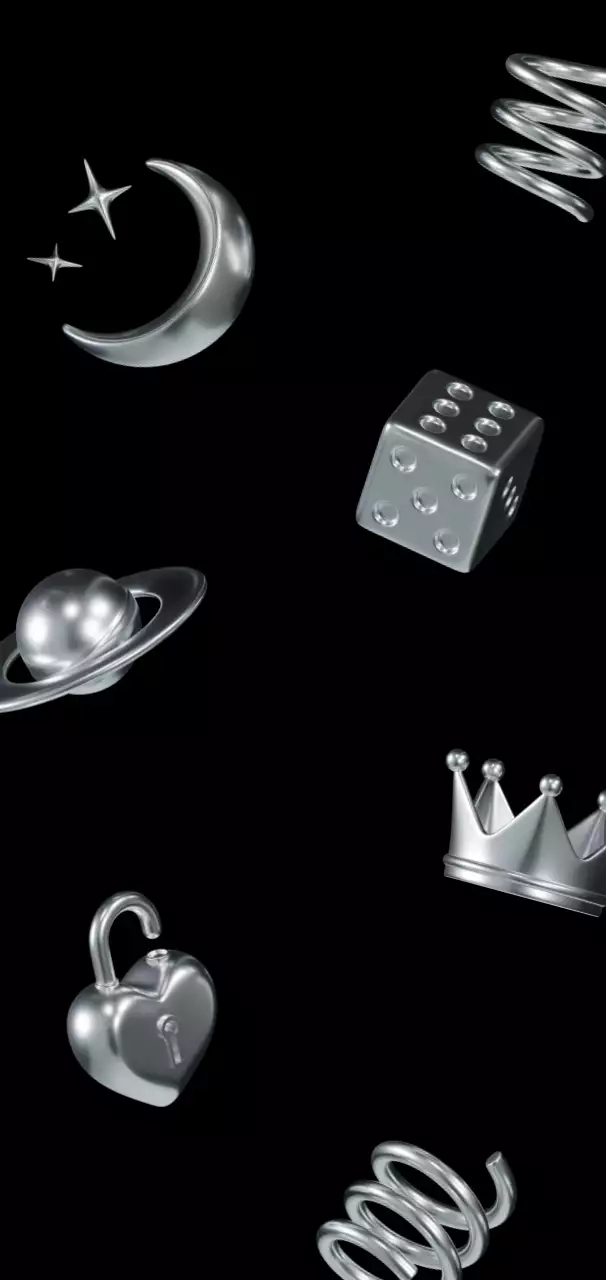 검정 모던 아이콘 디자인