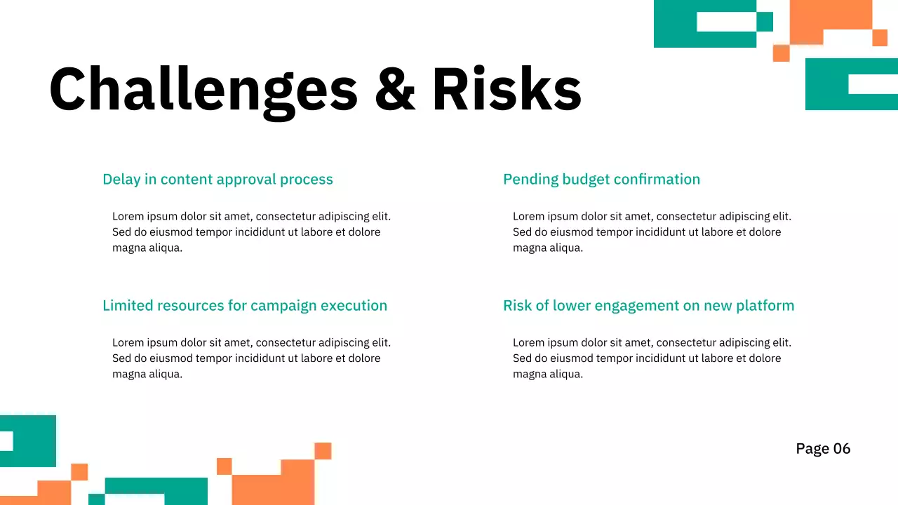 Orange Geometric Business Update