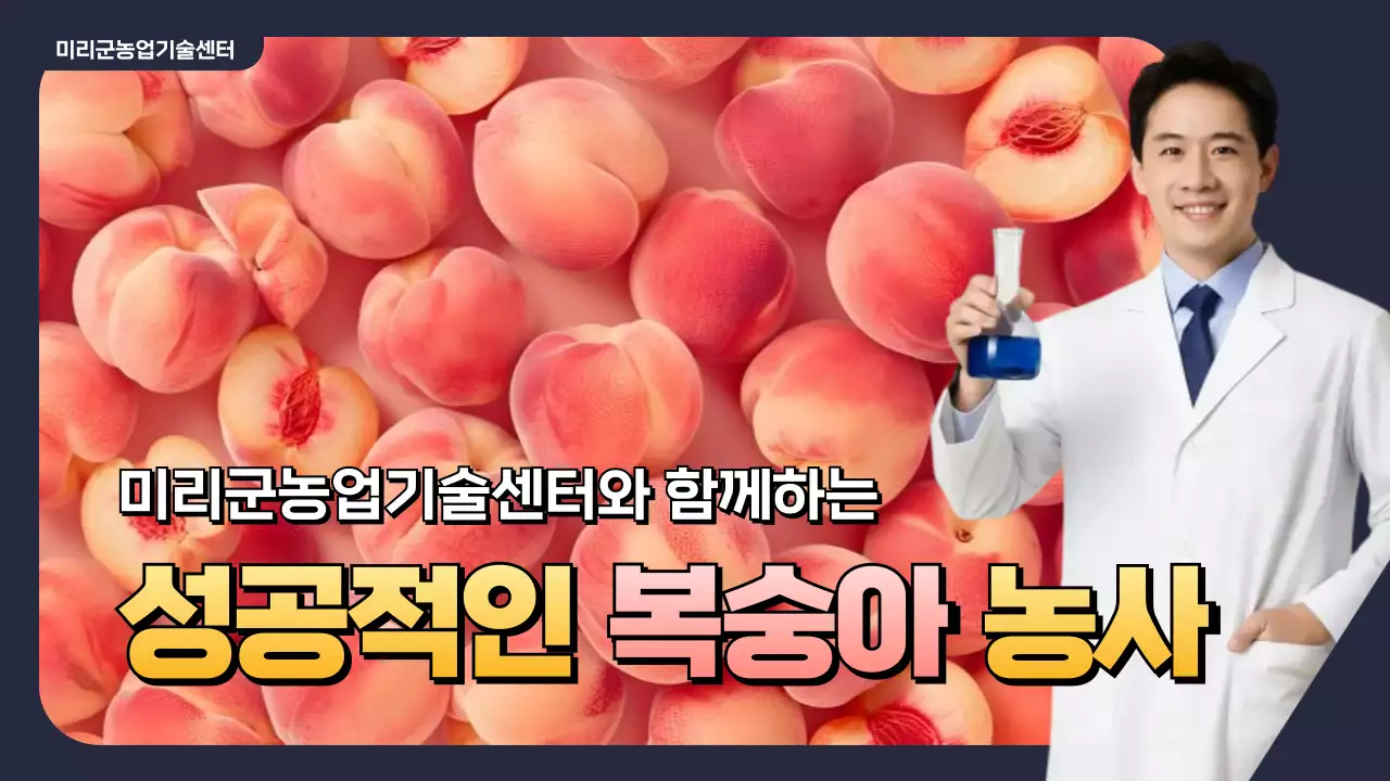 주황 심플 농업 광고