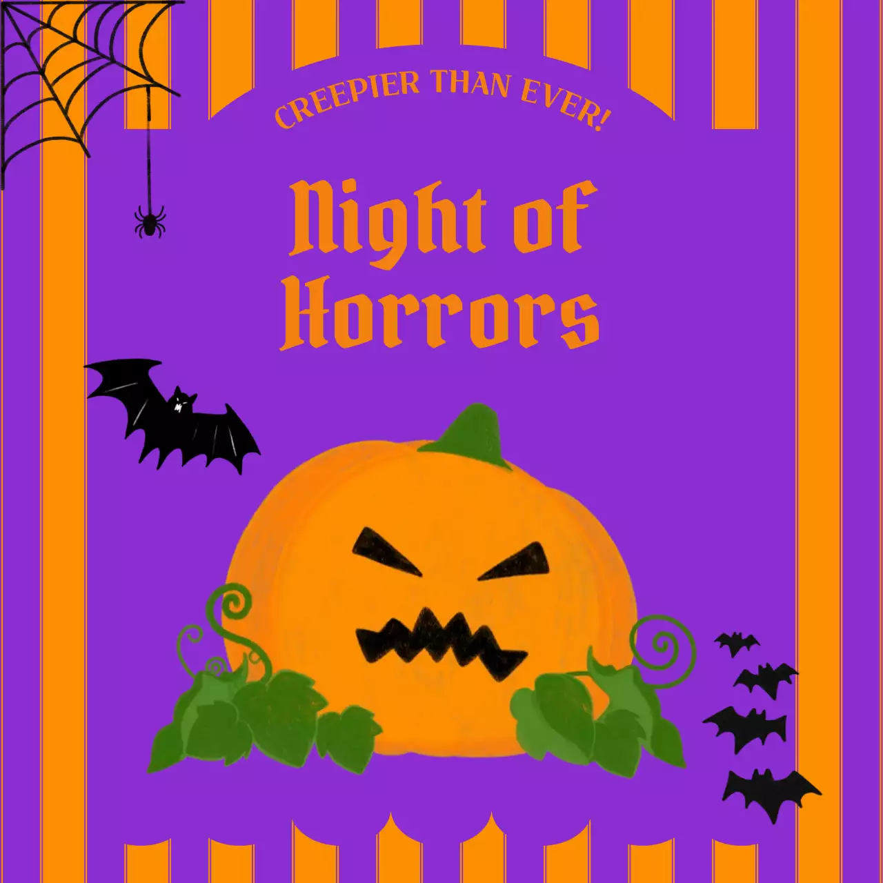 귀여운 호박 할로윈 파티