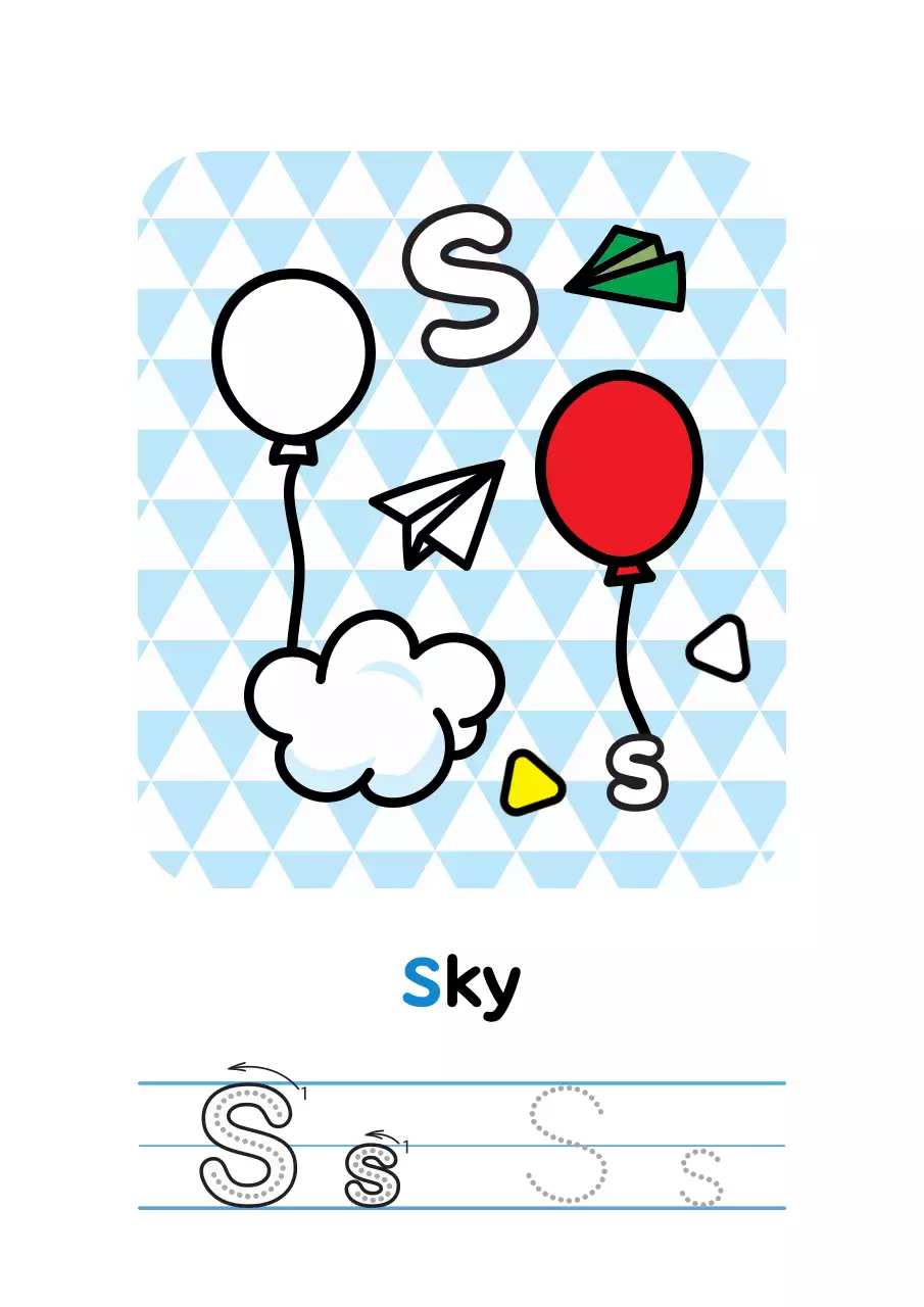 핑크 아기자기한 알파벳 교육 자료 R to Z