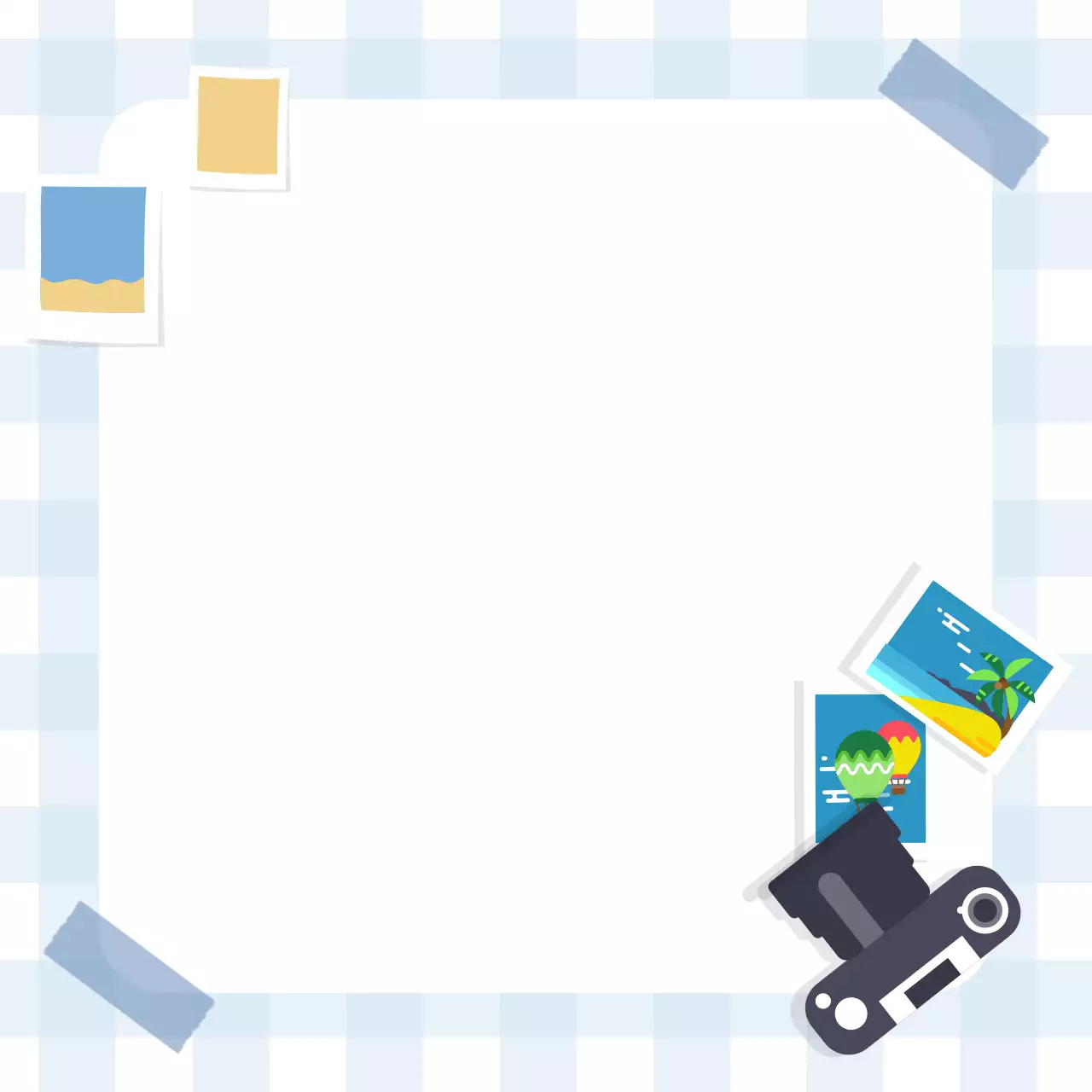 Perencana Catatan Retro Biru