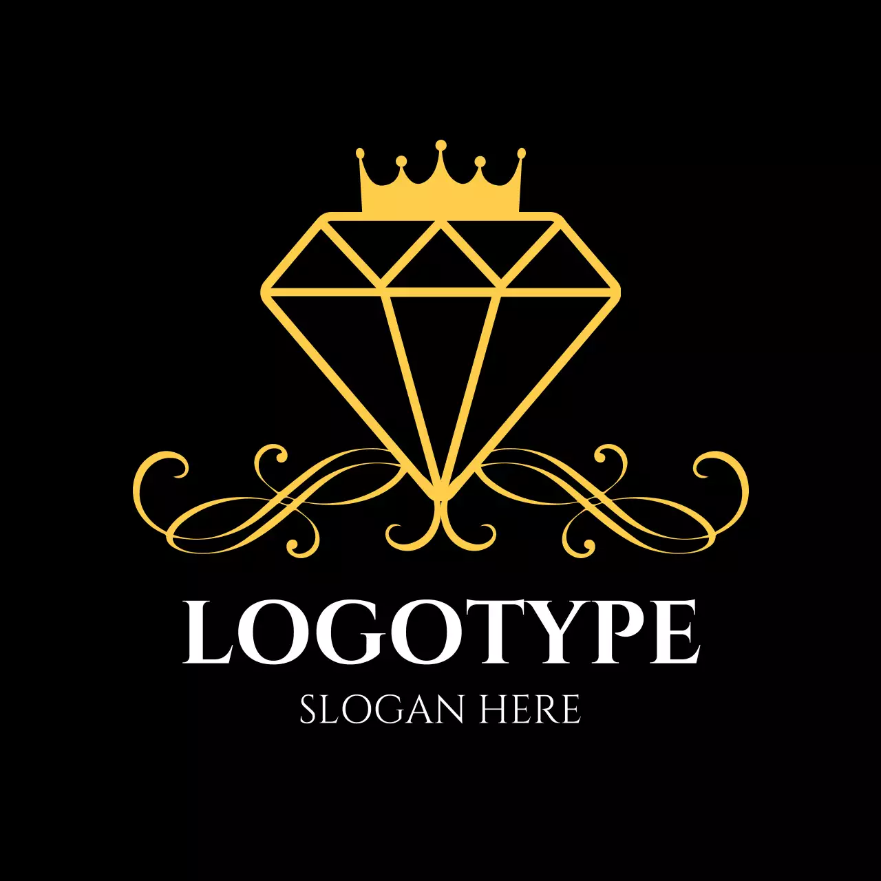 Gold Elegant Jewelry Advertisement